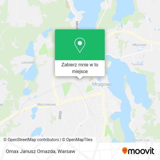 Mapa Omax Janusz Omazda