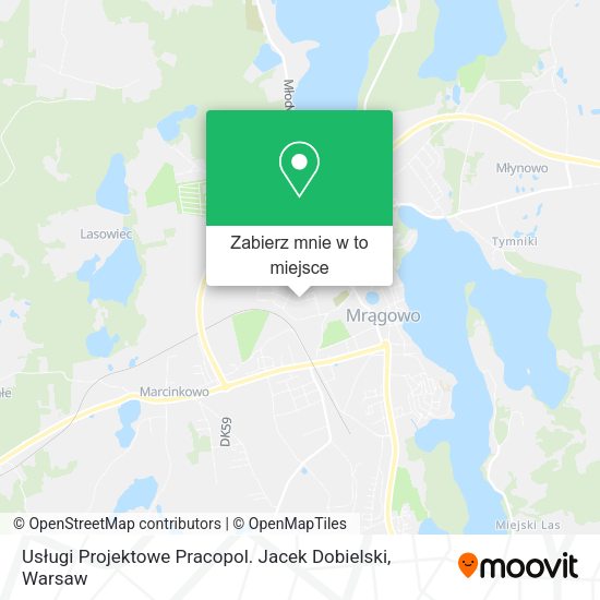 Mapa Usługi Projektowe Pracopol. Jacek Dobielski