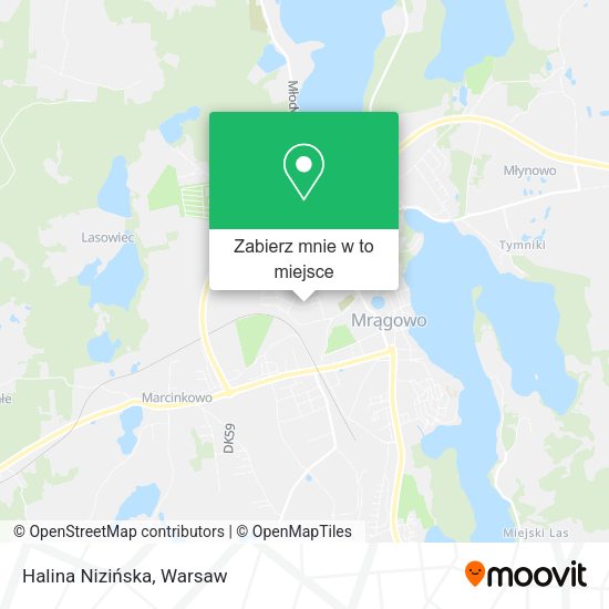 Mapa Halina Nizińska