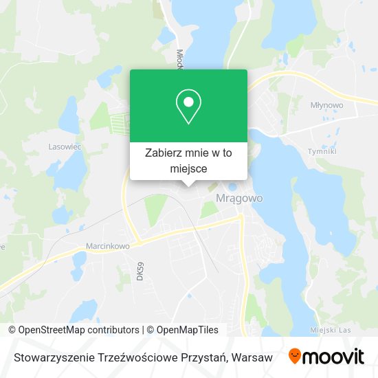 Mapa Stowarzyszenie Trzeźwościowe Przystań