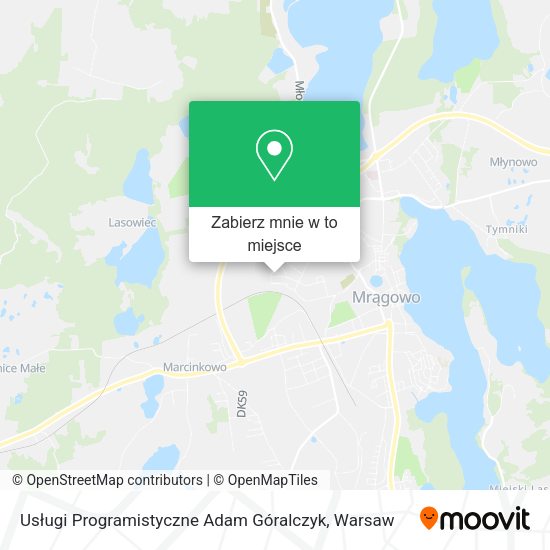 Mapa Usługi Programistyczne Adam Góralczyk