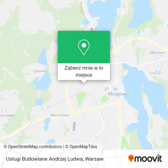 Mapa Usługi Budowlane Andrzej Ludwa