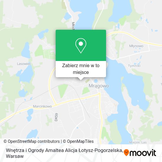 Mapa Wnętrza i Ogrody Amaltea Alicja Łotysz-Pogorzelska