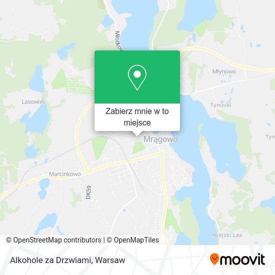 Mapa Alkohole za Drzwiami