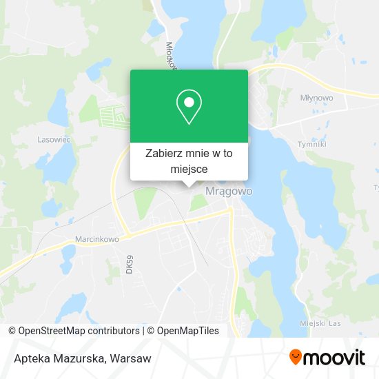 Mapa Apteka Mazurska