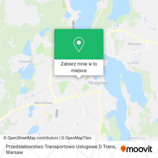 Mapa Przedsiebiorstwo Transportowo Uslugowe D Trans