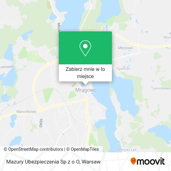 Mapa Mazury Ubezpieczenia Sp z o O