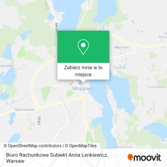 Mapa Biuro Rachunkowe Subiekt Anna Lenkiewicz