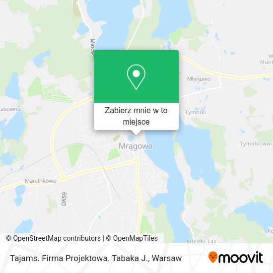 Mapa Tajams. Firma Projektowa. Tabaka J.