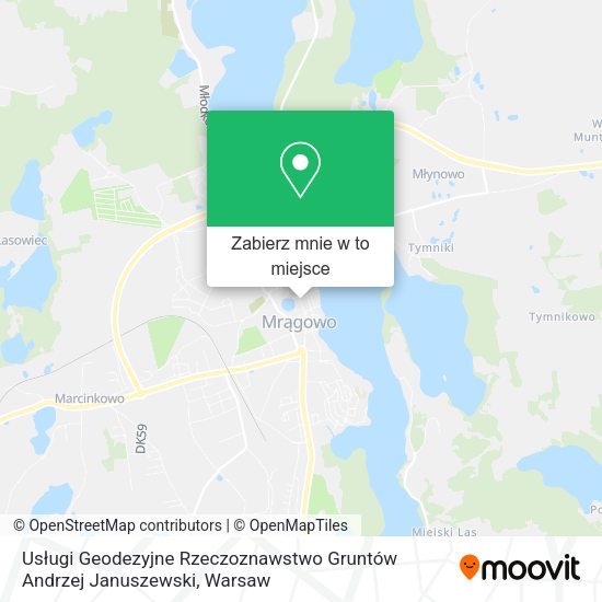 Mapa Usługi Geodezyjne Rzeczoznawstwo Gruntów Andrzej Januszewski