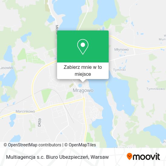 Mapa Multiagencja s.c. Biuro Ubezpieczeń