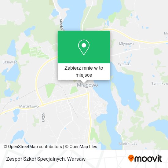 Mapa Zespół Szkół Specjalnych