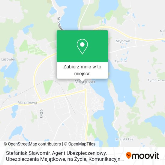 Mapa Stefaniak Sławomir, Agent Ubezpieczeniowy. Ubezpieczenia Majątkowe, na Życie, Komunikacyjne