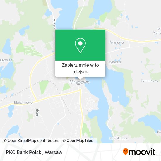 Mapa PKO Bank Polski