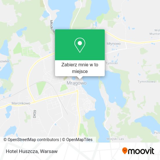 Mapa Hotel Huszcza