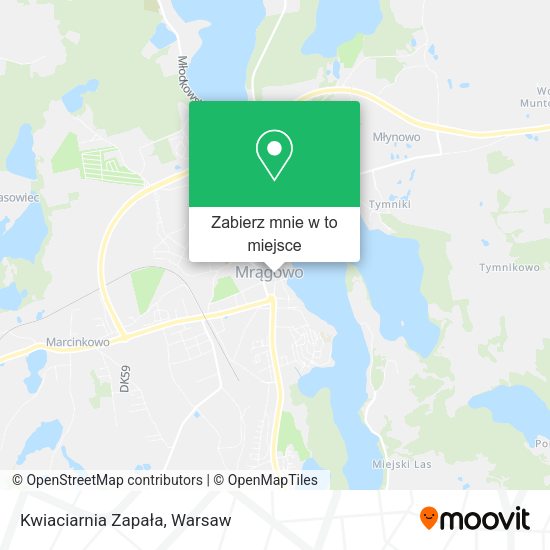 Mapa Kwiaciarnia Zapała