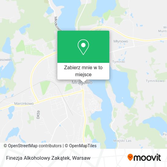 Mapa Finezja Alkoholowy Zakątek