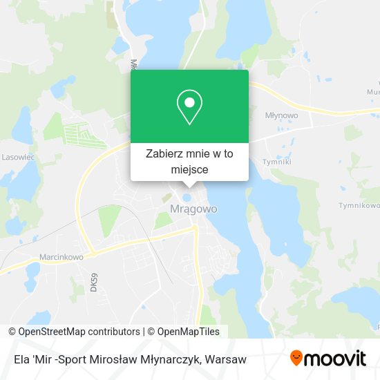 Mapa Ela 'Mir -Sport Mirosław Młynarczyk