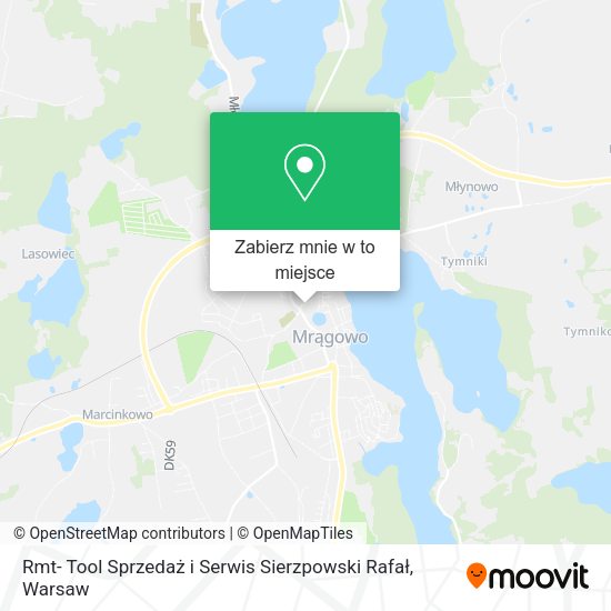 Mapa Rmt- Tool Sprzedaż i Serwis Sierzpowski Rafał