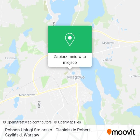 Mapa Robson Usługi Stolarsko - Ciesielskie Robert Szyliński