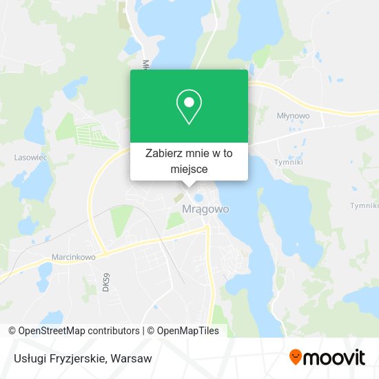 Mapa Usługi Fryzjerskie