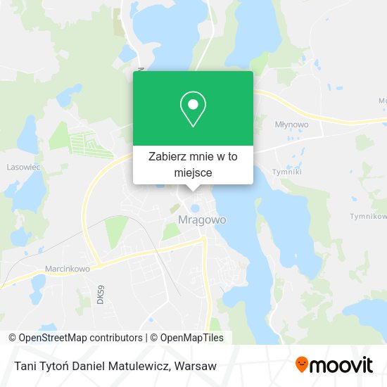 Mapa Tani Tytoń Daniel Matulewicz