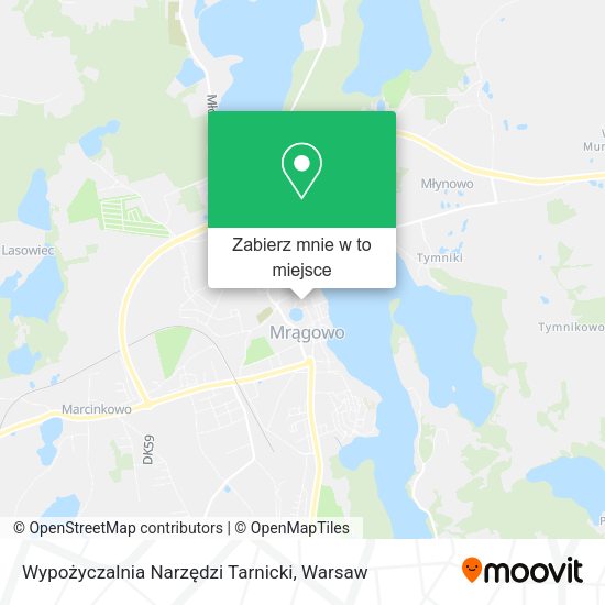 Mapa Wypożyczalnia Narzędzi Tarnicki