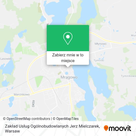 Mapa Zakład Usług Ogólnobudowlanych Jerz Mielczarek