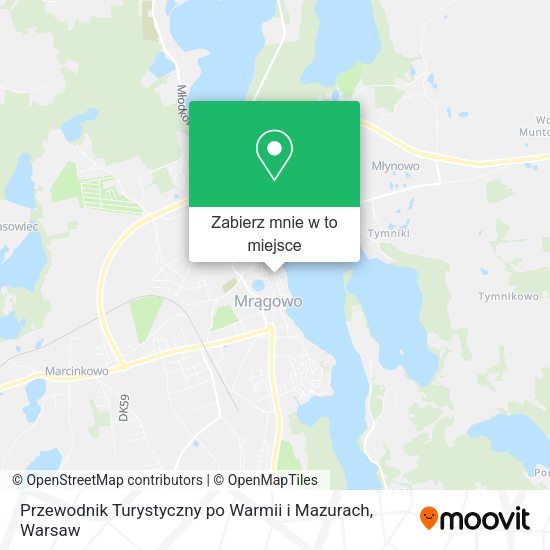 Mapa Przewodnik Turystyczny po Warmii i Mazurach