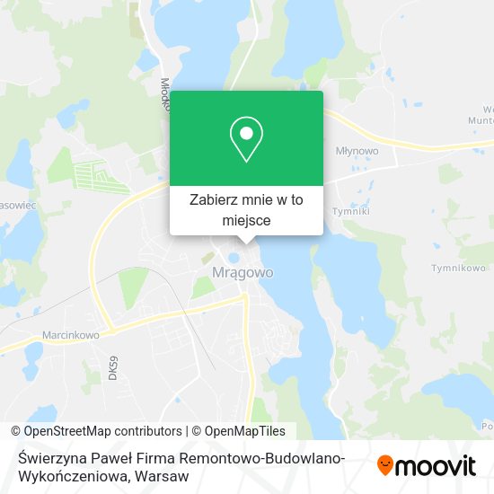 Mapa Świerzyna Paweł Firma Remontowo-Budowlano-Wykończeniowa