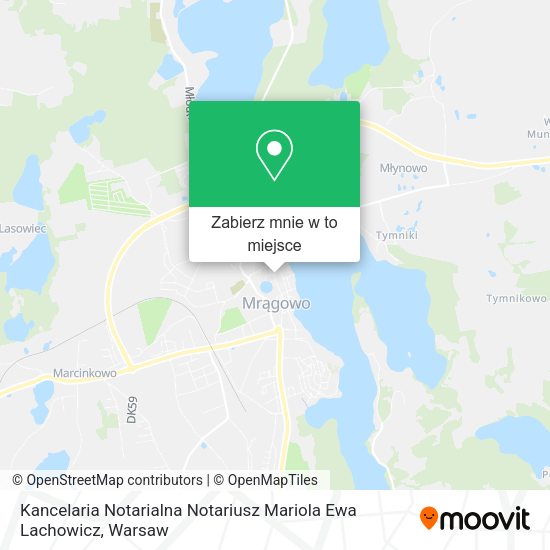 Mapa Kancelaria Notarialna Notariusz Mariola Ewa Lachowicz