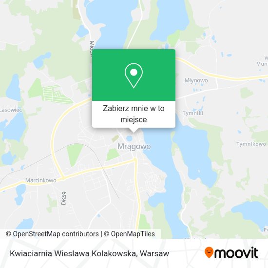 Mapa Kwiaciarnia Wieslawa Kolakowska