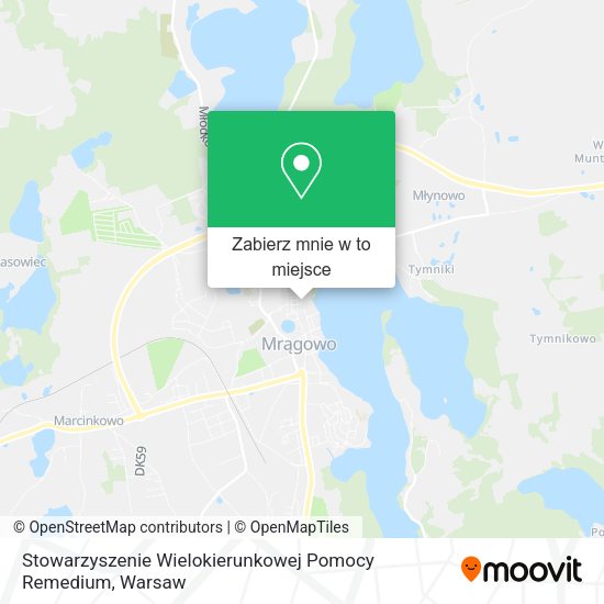 Mapa Stowarzyszenie Wielokierunkowej Pomocy Remedium