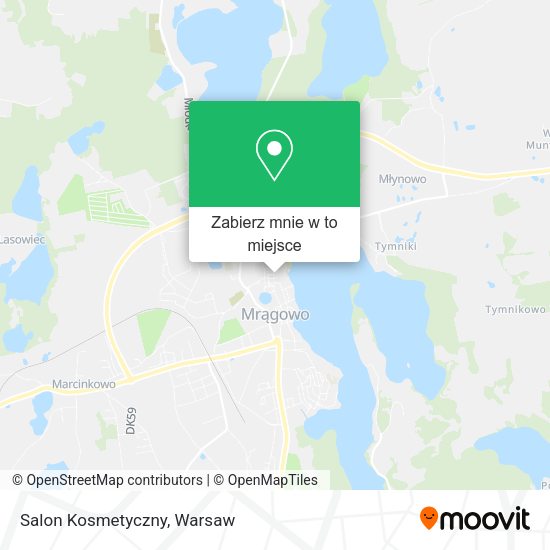 Mapa Salon Kosmetyczny