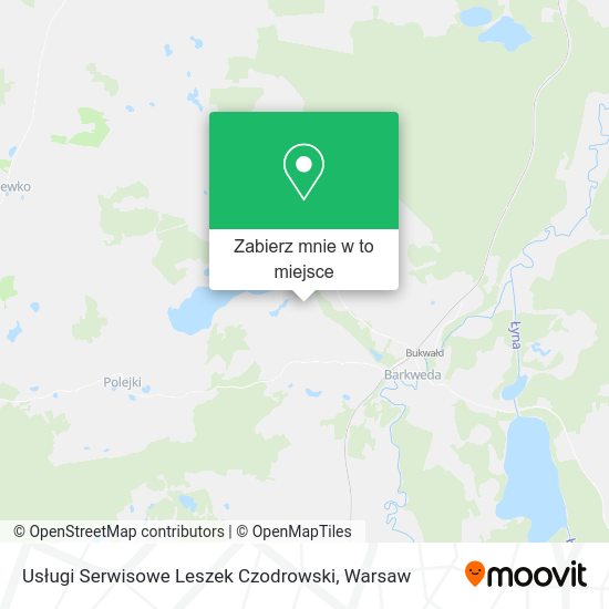 Mapa Usługi Serwisowe Leszek Czodrowski