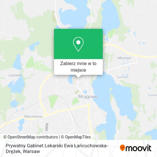 Mapa Prywatny Gabinet Lekarski Ewa Łańcuchowska-Drężek