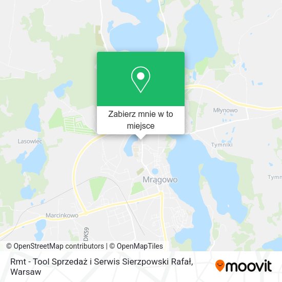 Mapa Rmt - Tool Sprzedaż i Serwis Sierzpowski Rafał