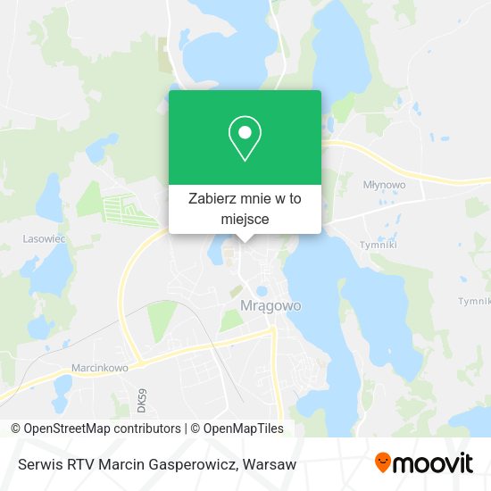 Mapa Serwis RTV Marcin Gasperowicz