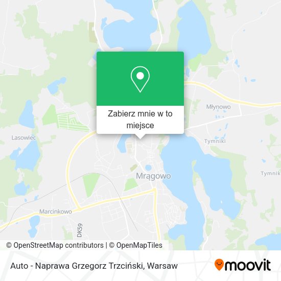 Mapa Auto - Naprawa Grzegorz Trzciński