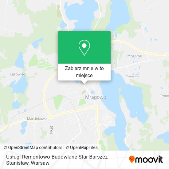 Mapa Usługi Remontowo-Budowlane Star Barszcz Stanisław