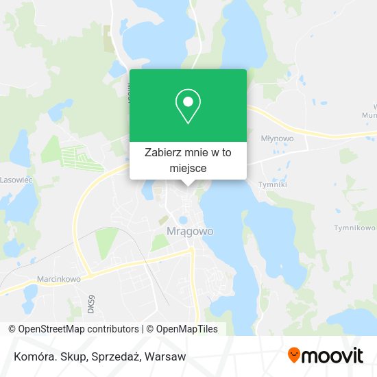 Mapa Komóra. Skup, Sprzedaż