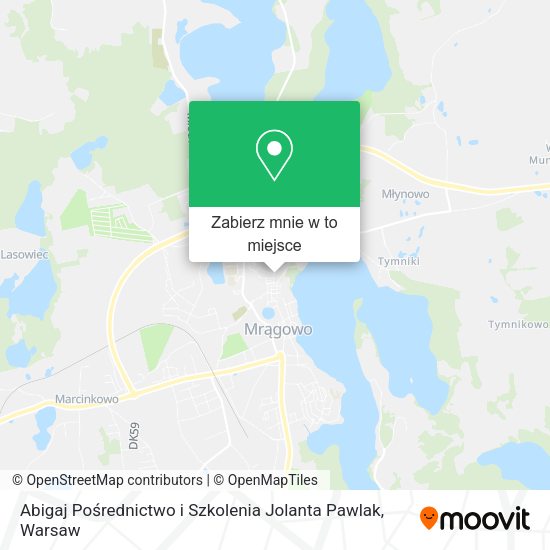 Mapa Abigaj Pośrednictwo i Szkolenia Jolanta Pawlak