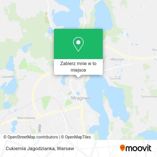 Mapa Cukiernia Jagodzianka