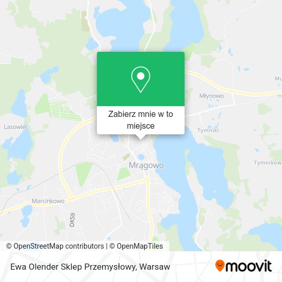 Mapa Ewa Olender Sklep Przemysłowy