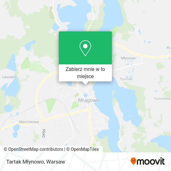 Mapa Tartak Młynowo