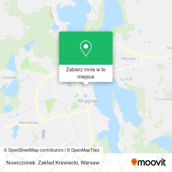 Mapa Nowiczonek. Zakład Krawiecki