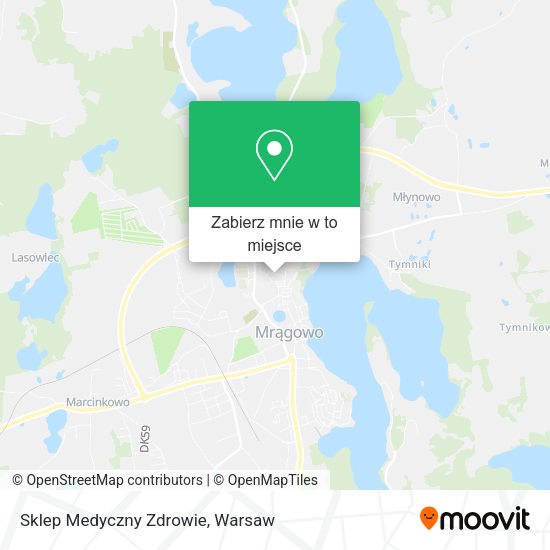 Mapa Sklep Medyczny Zdrowie