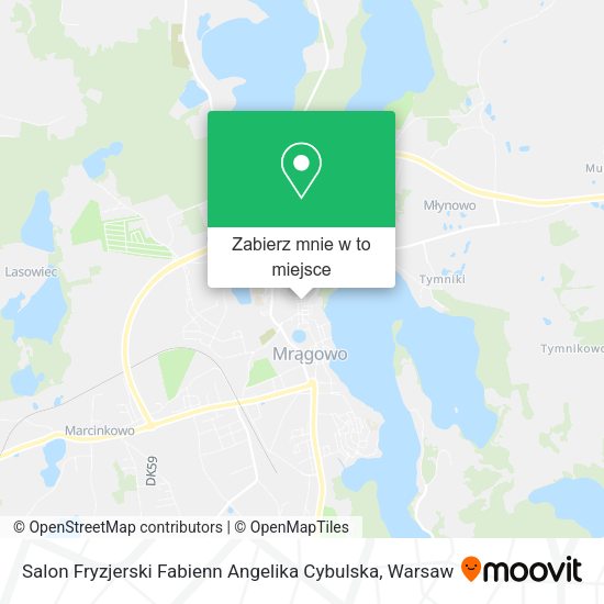 Mapa Salon Fryzjerski Fabienn Angelika Cybulska