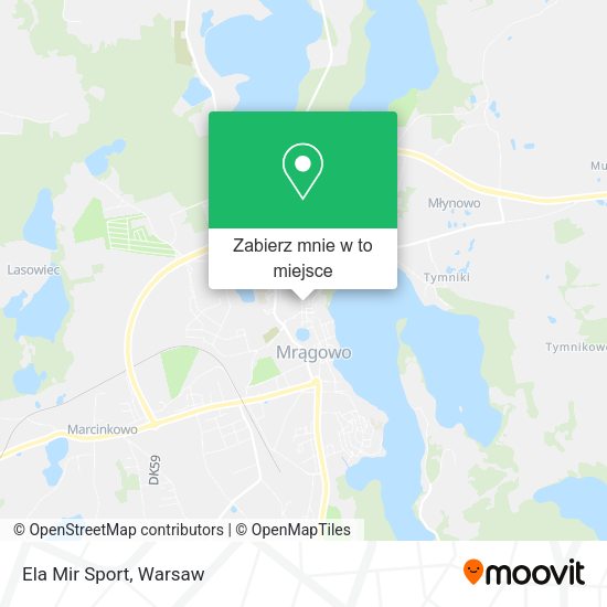 Mapa Ela Mir Sport