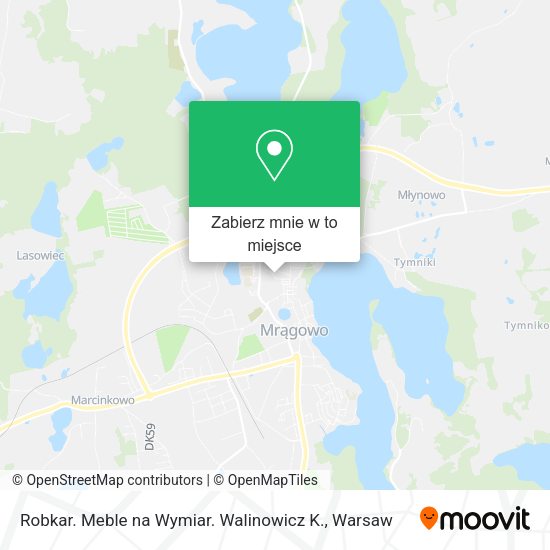 Mapa Robkar. Meble na Wymiar. Walinowicz K.